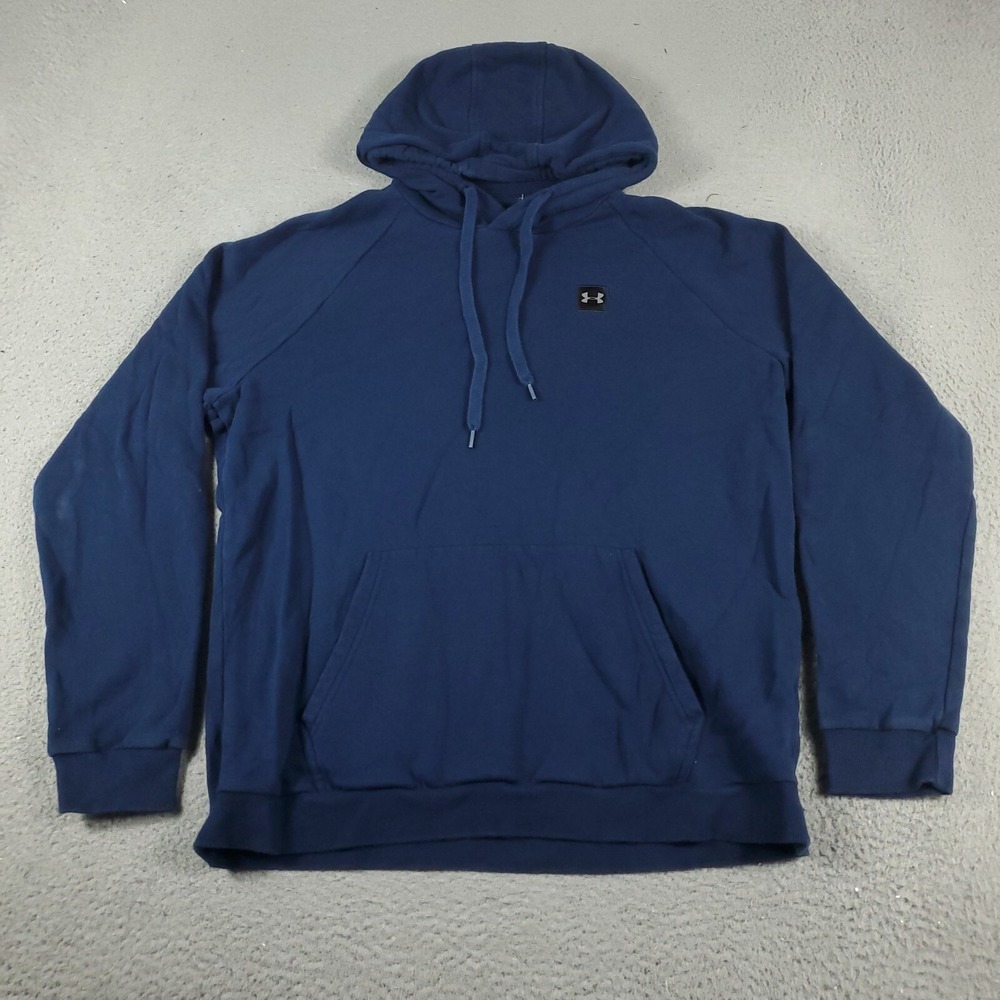 Under Armour Sweater Mens XL Blue Casual Pullover Hoodie Sweatshirt